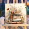 Framed Paint By Number Kits for Adults & Kids Ages 8-12 – Book Style DIY Acrylic Paint by Numbers with Easel on Canvas, Beginner Wall Art Kit for Home Decor & Gifts, 10x10 Inch